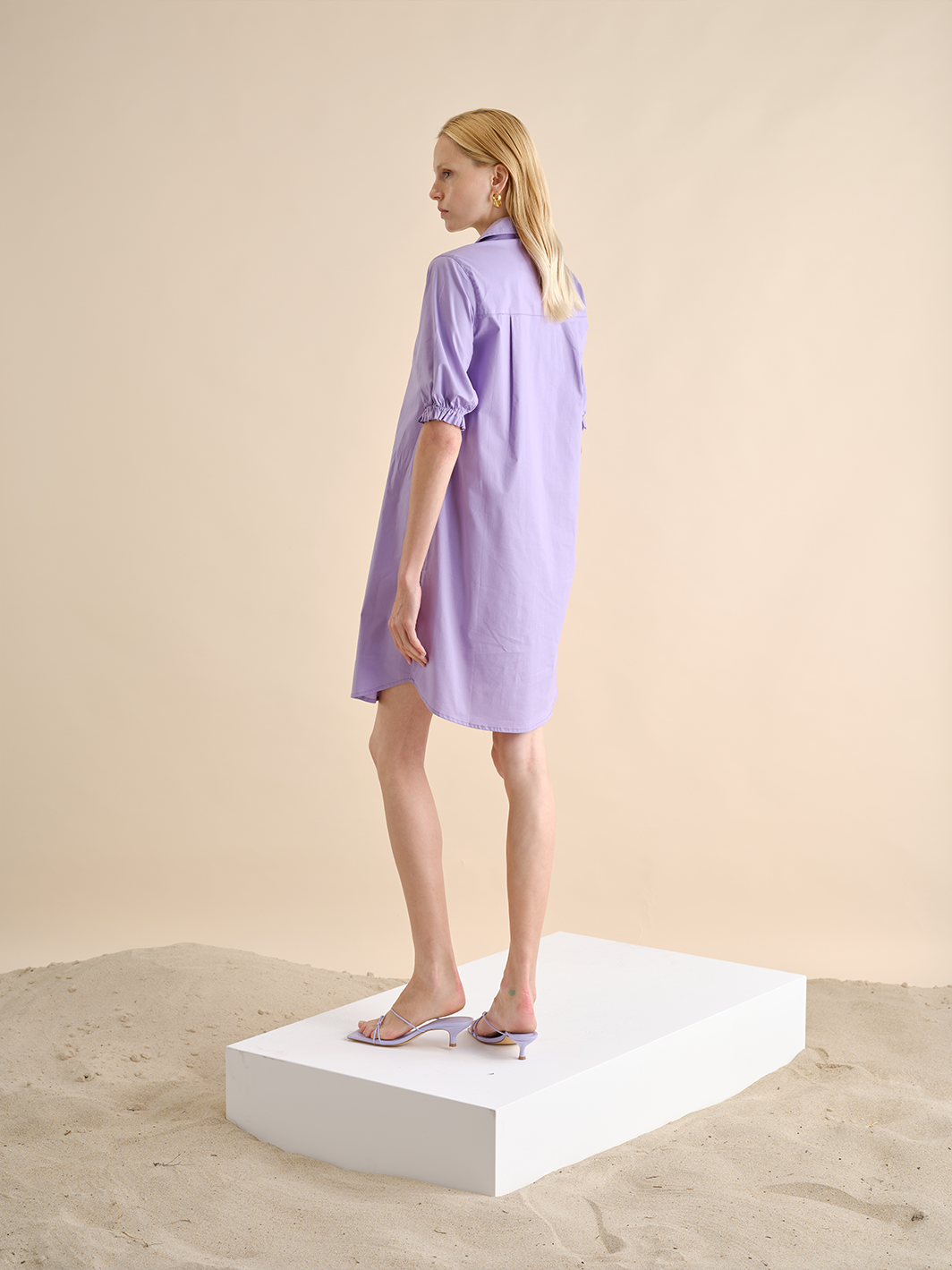 Vestido Curto Popeline | GUIMANOS – vista 6