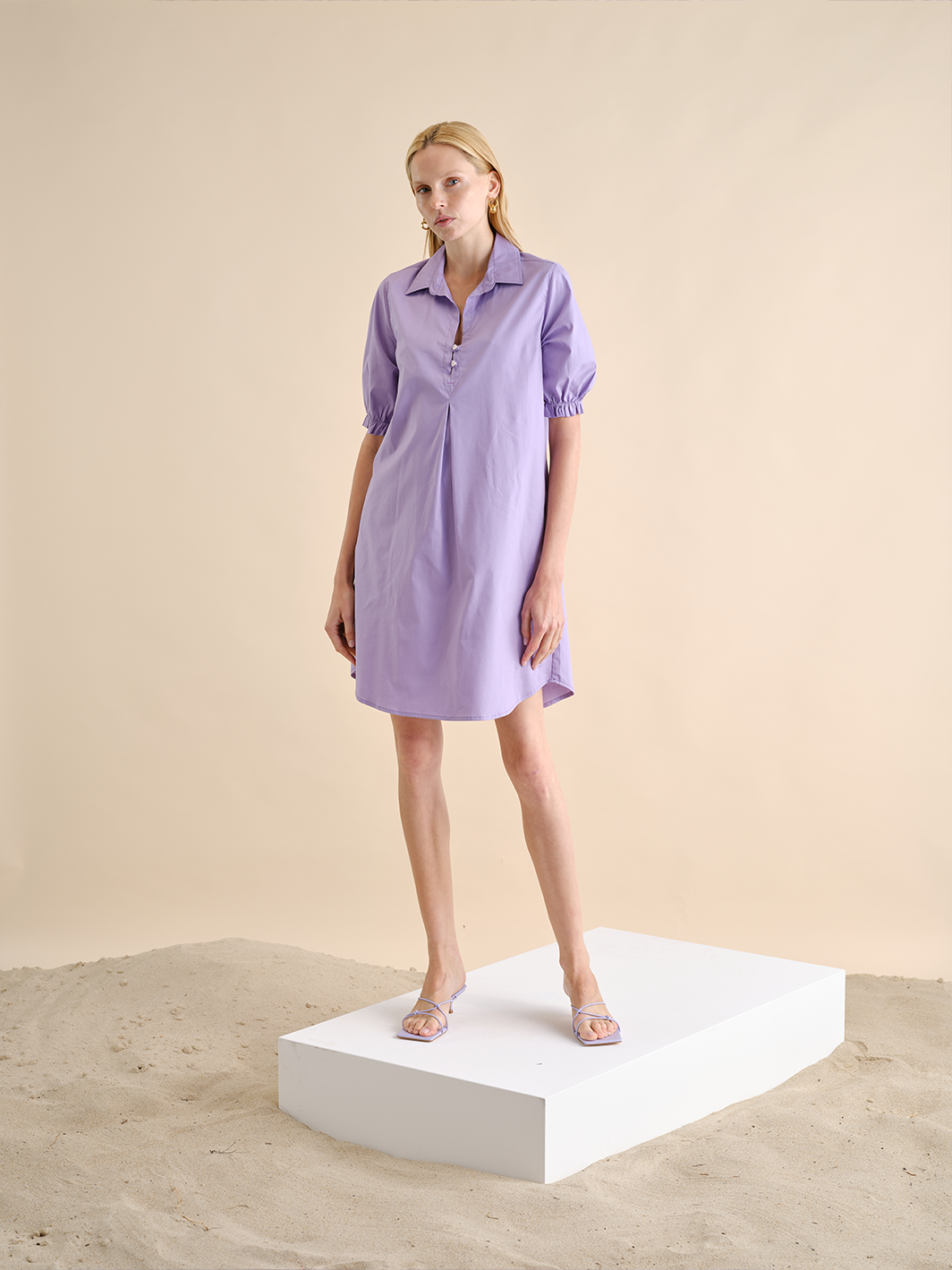 Vestido Curto Popeline | GUIMANOS – vista 7