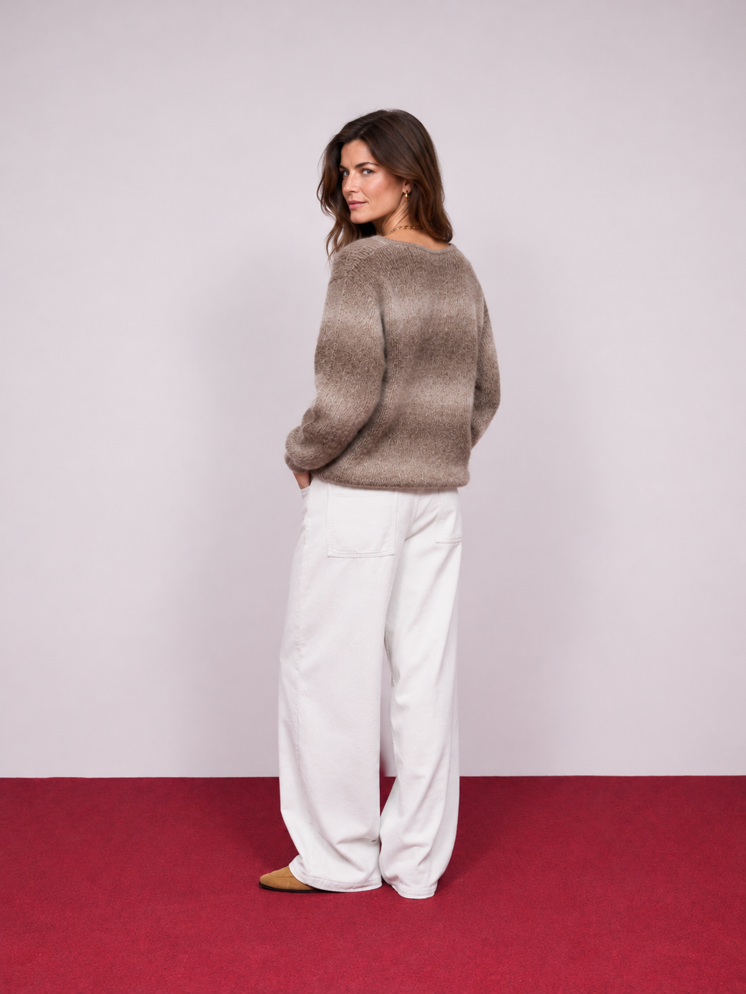 Camisola Decote V Mohair