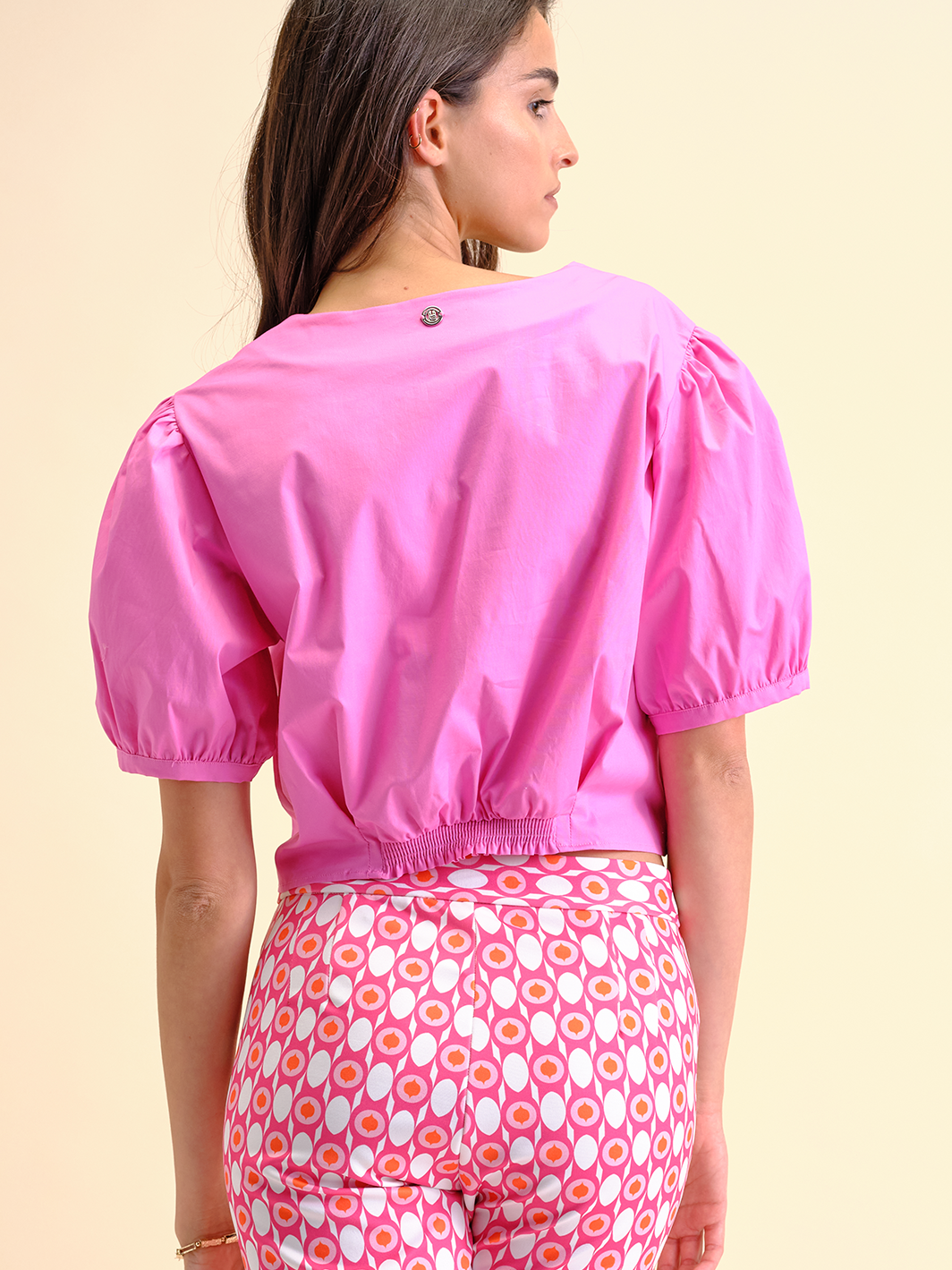 Blusa Popelina Botões | GUIMANOS – vista 2