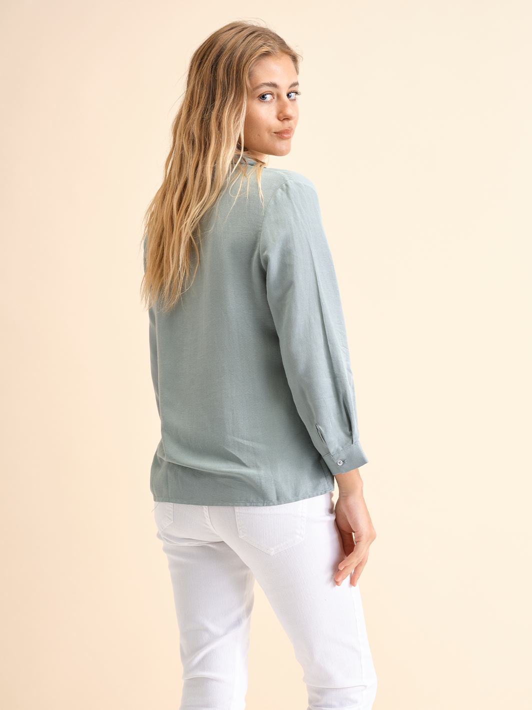 Blusa Linho Laço | GUIMANOS – vista 3