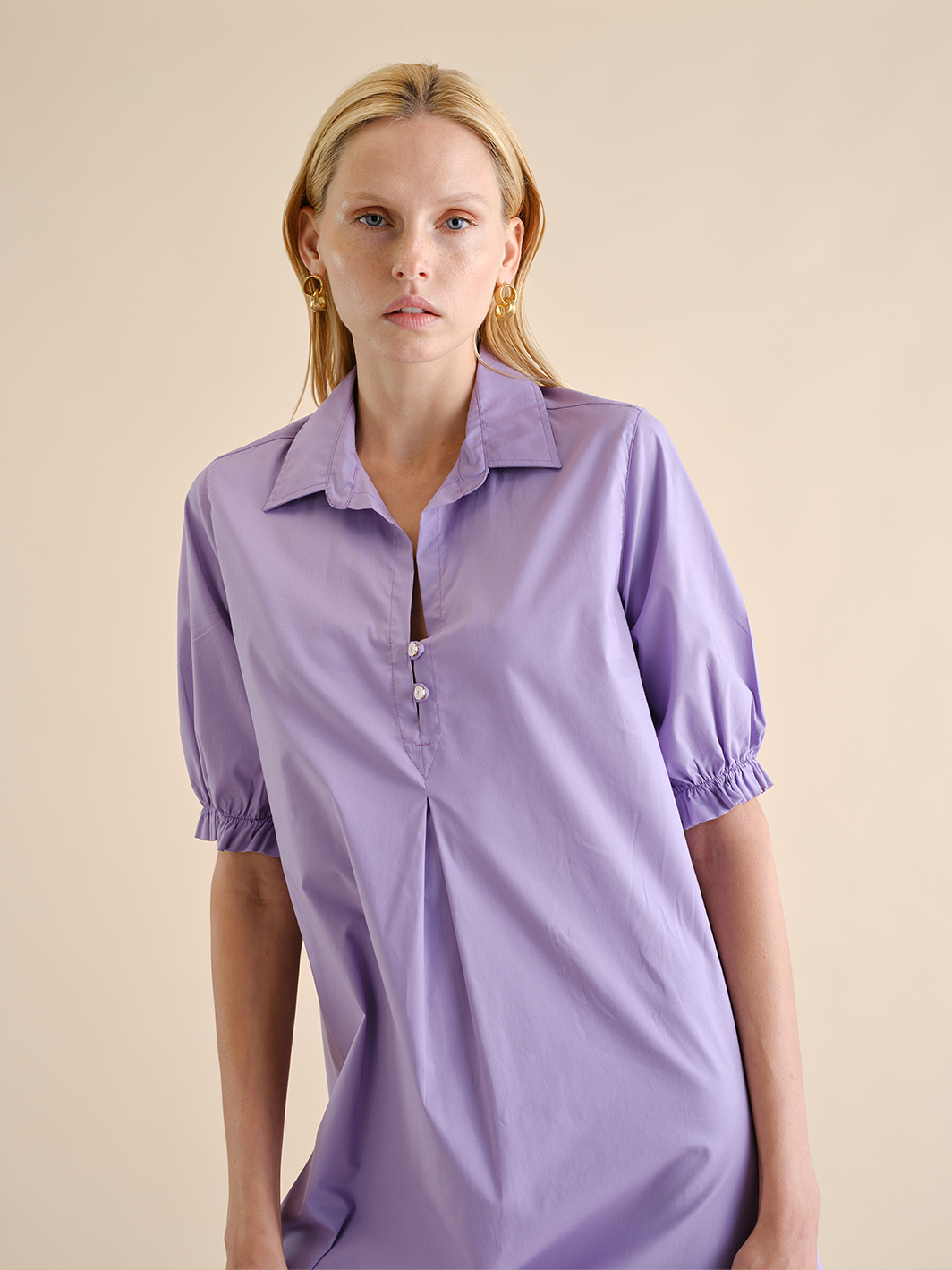 Vestido Curto Popeline | GUIMANOS – vista 5