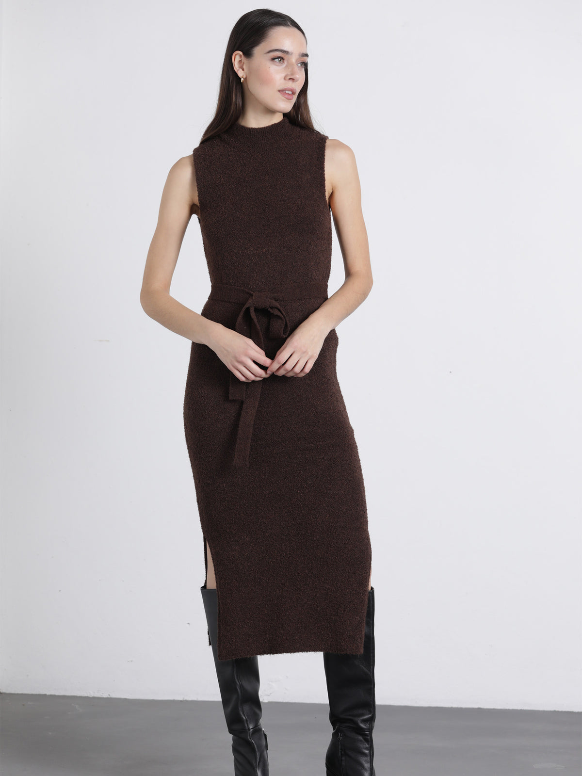 Vestido Malha Racha Lateral | GUIMANOS