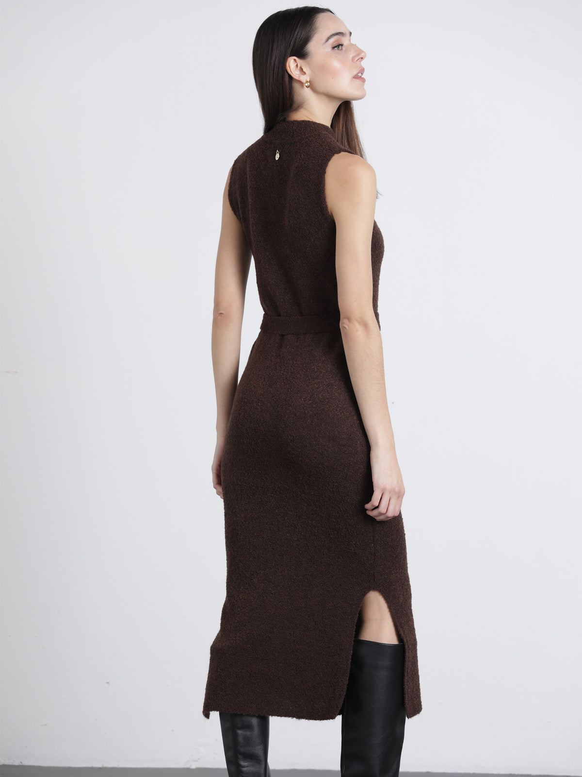 Vestido Malha Racha Lateral | GUIMANOS – vista 5