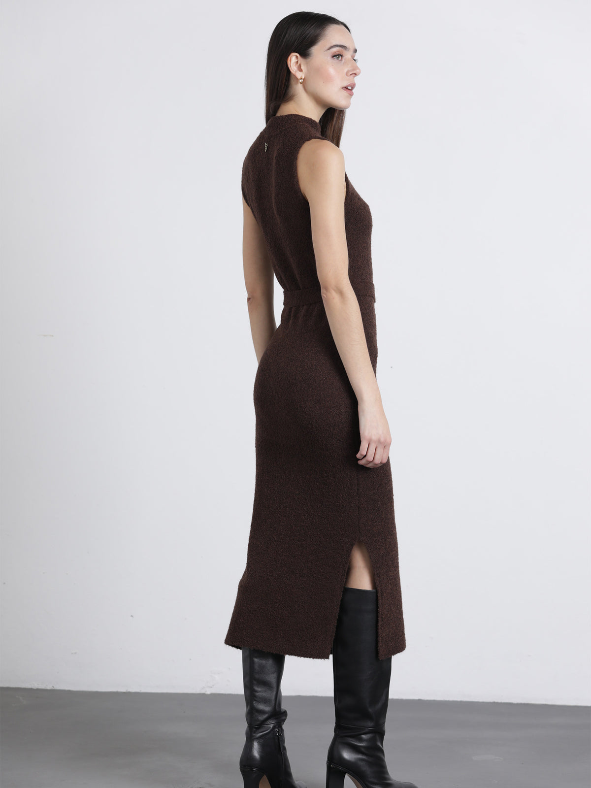 Vestido Malha Racha Lateral | GUIMANOS – vista 6