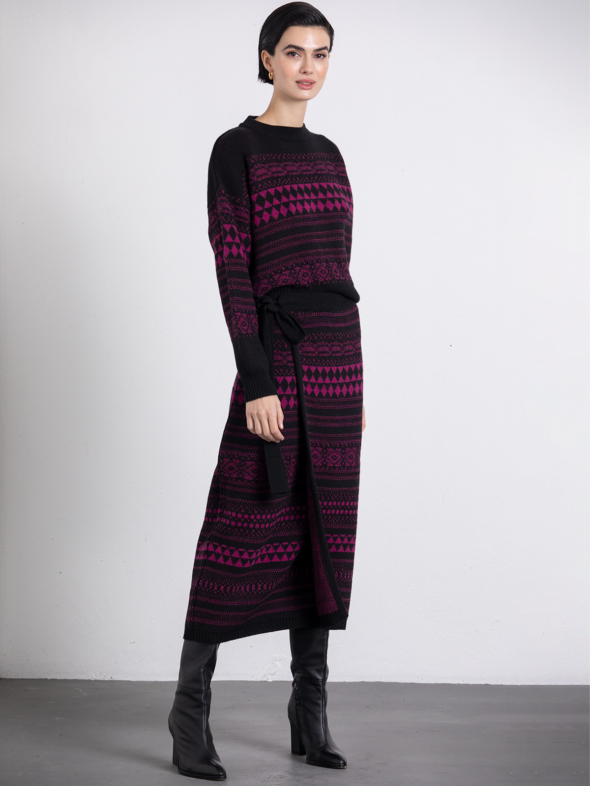 Saia Trespasse Jacquard | GUIMANOS