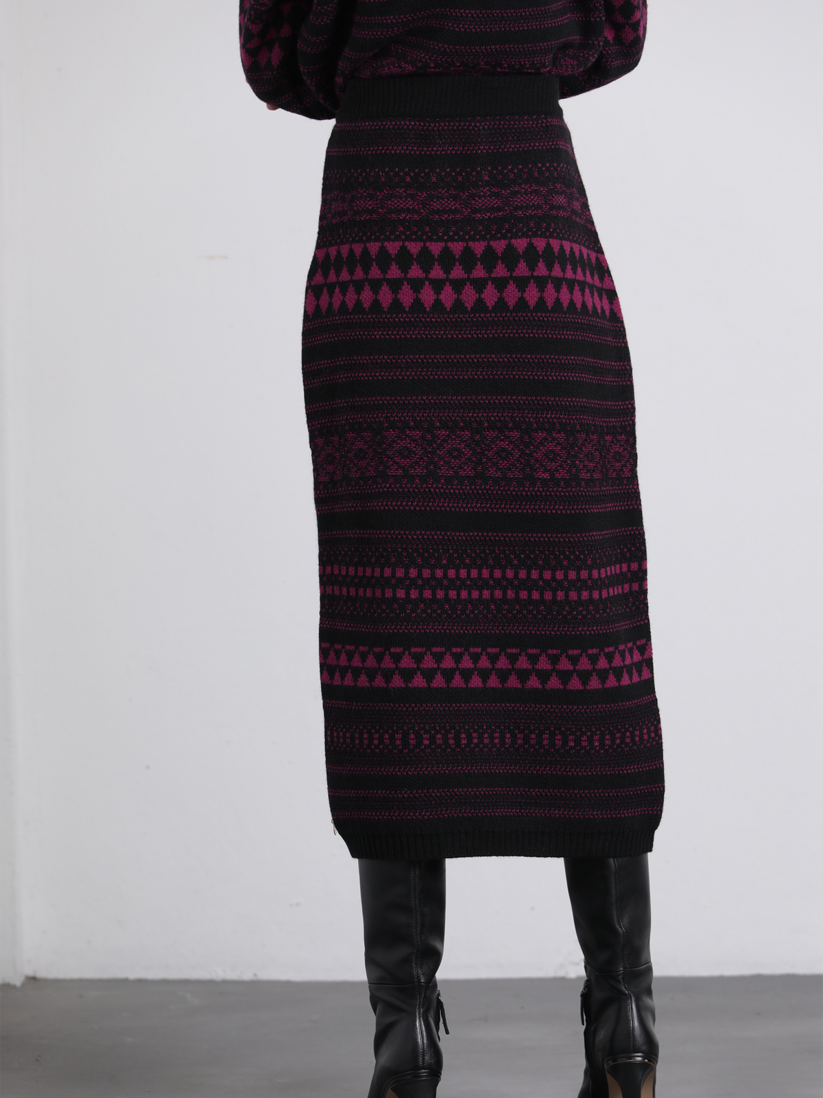 Saia Trespasse Jacquard | GUIMANOS – vista 4