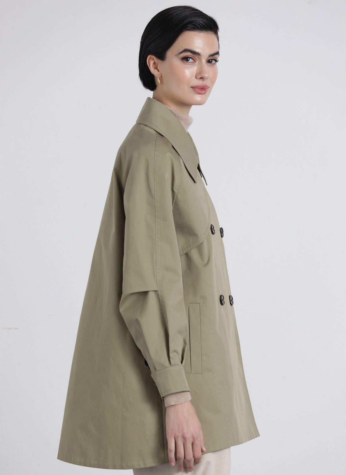 Gabardine Curta | GUIMANOS – vista 10