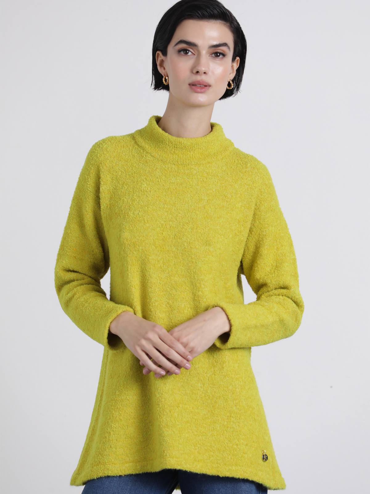 Camisola Larga Com Prega Costas | GUIMANOS