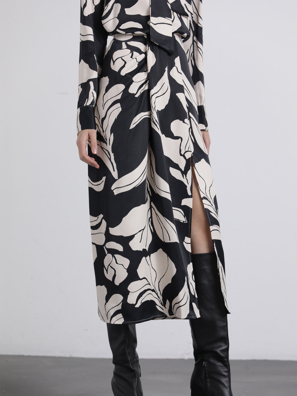 Saia Midi Estampada | GUIMANOS – vista 7
