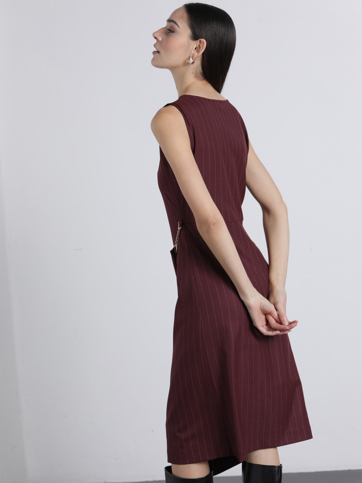 Vestido Riscas Corrente | GUIMANOS – vista 5