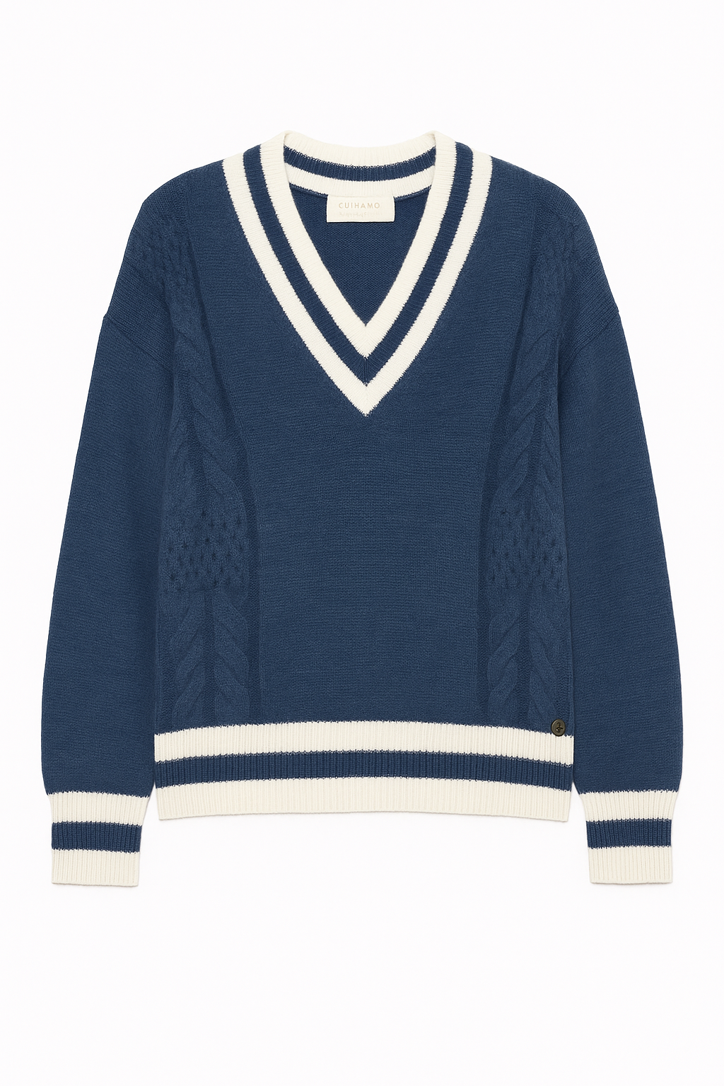 Camisola com Decote em V