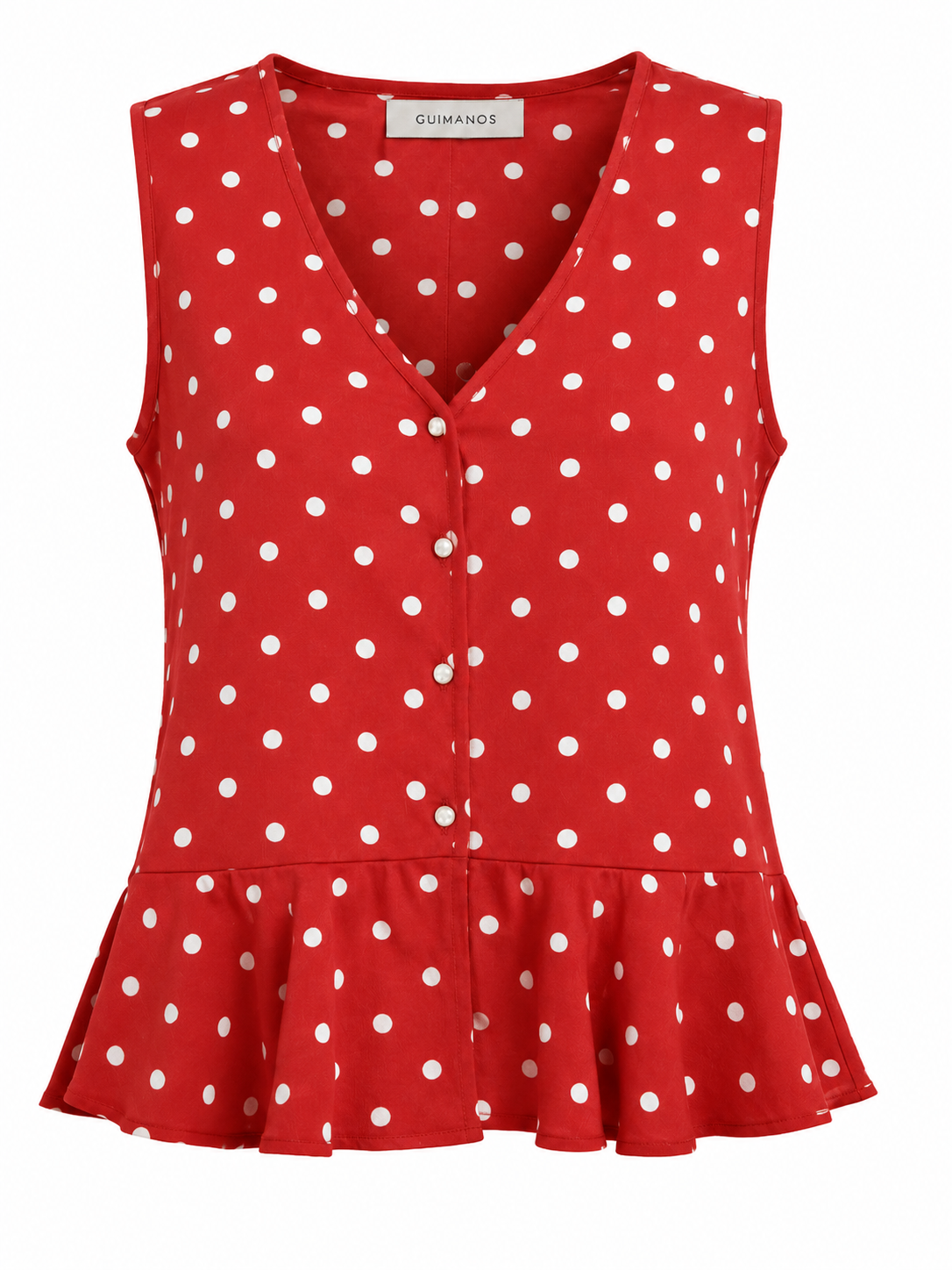 Blusa de Pintas Botões
