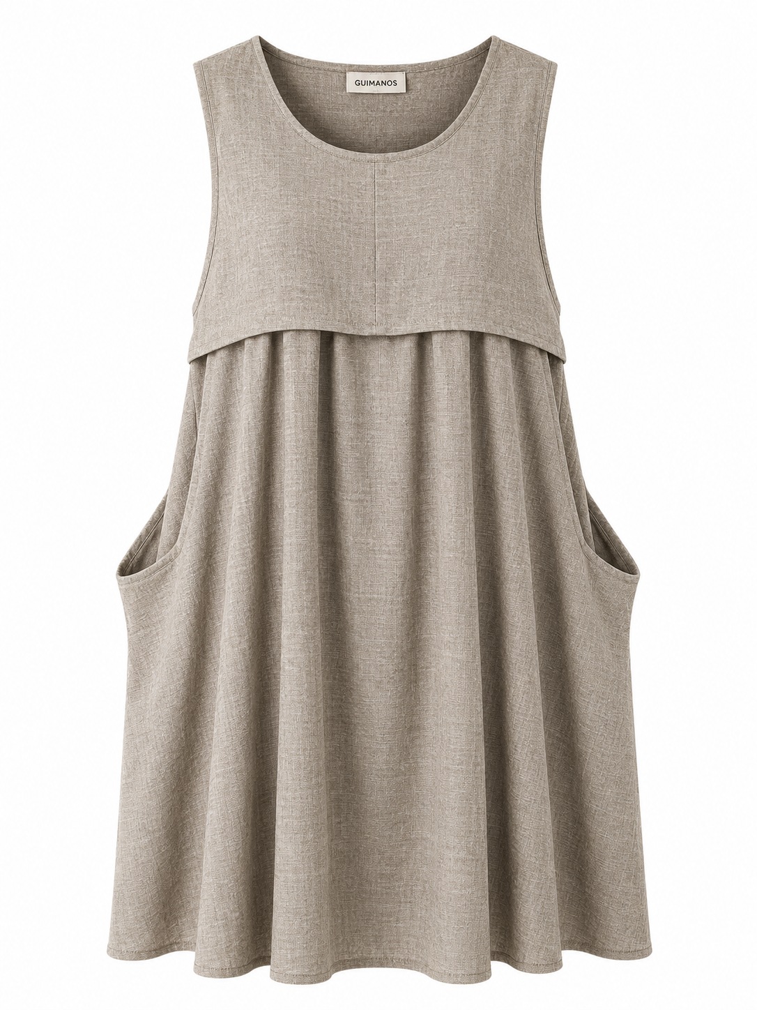 Vestido Linho Largo
