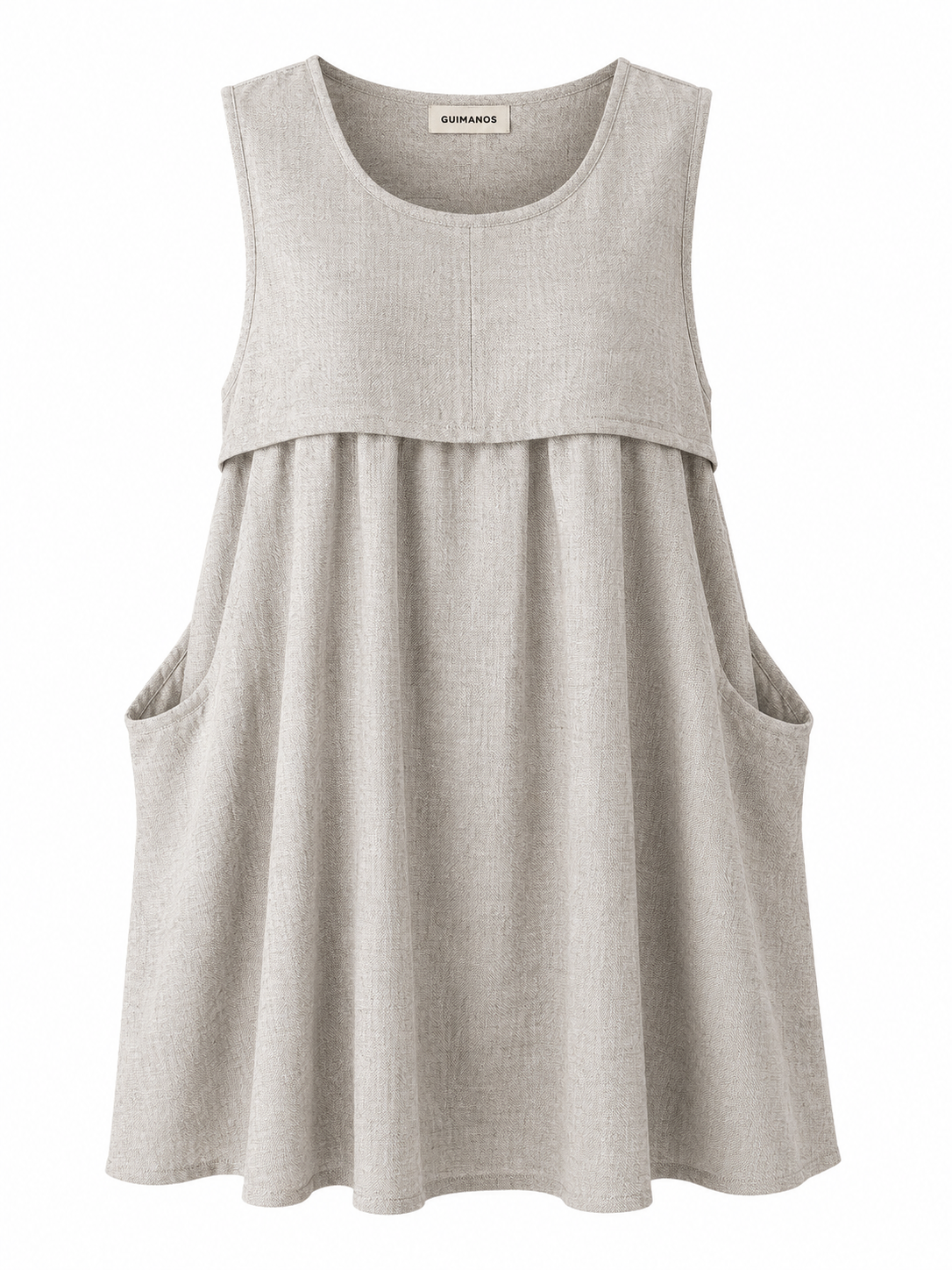 Vestido Linho Largo