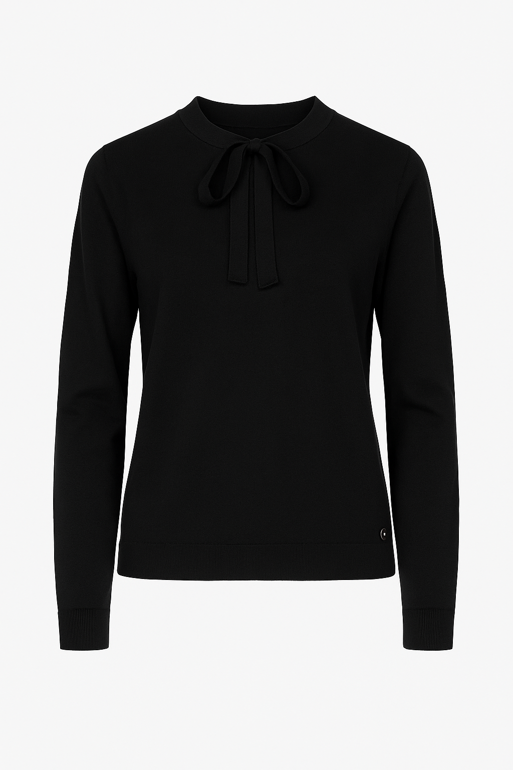 Camisola com Laço na Gola