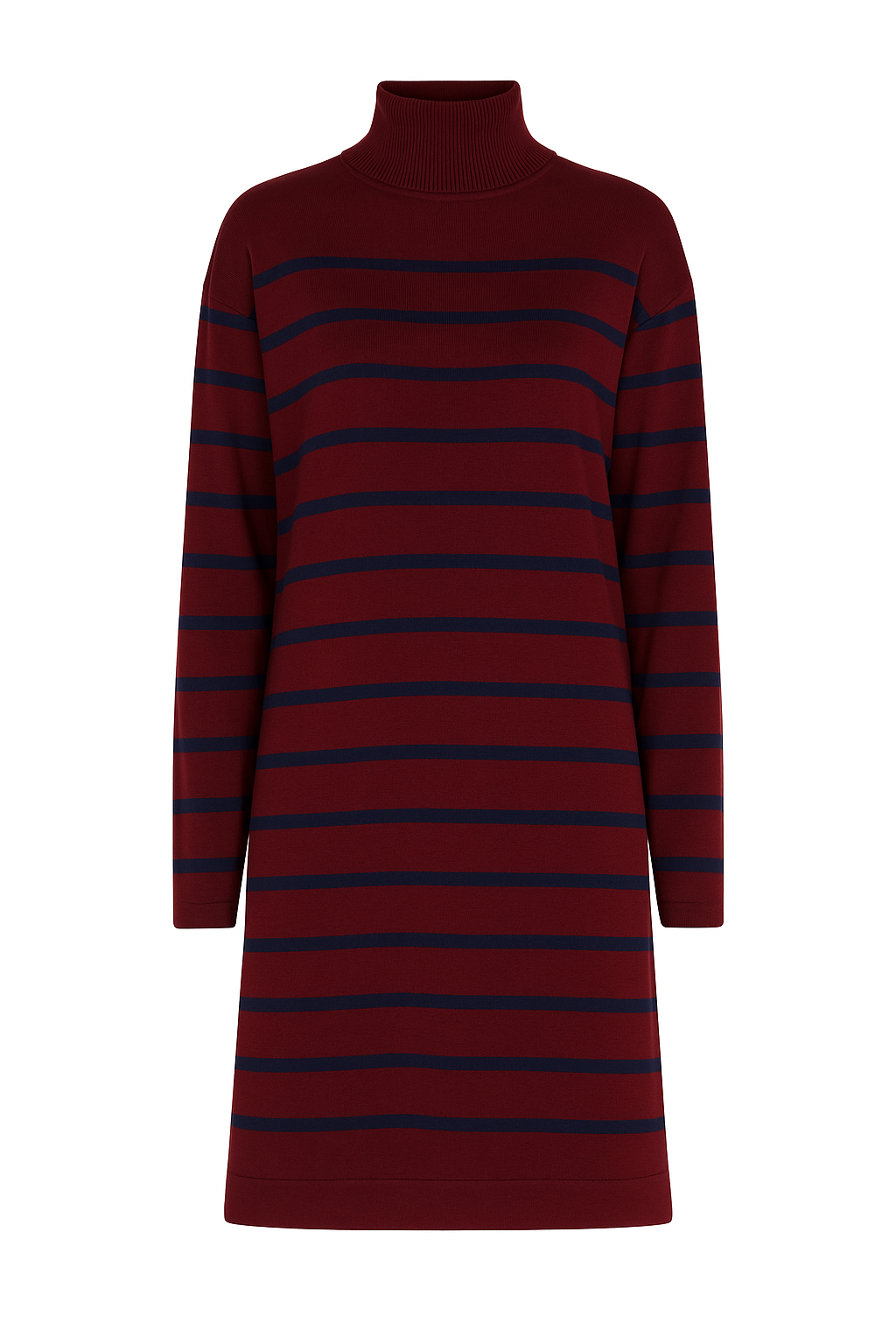 Vestido de Malha às Riscas | GUIMANOS – vista 2
