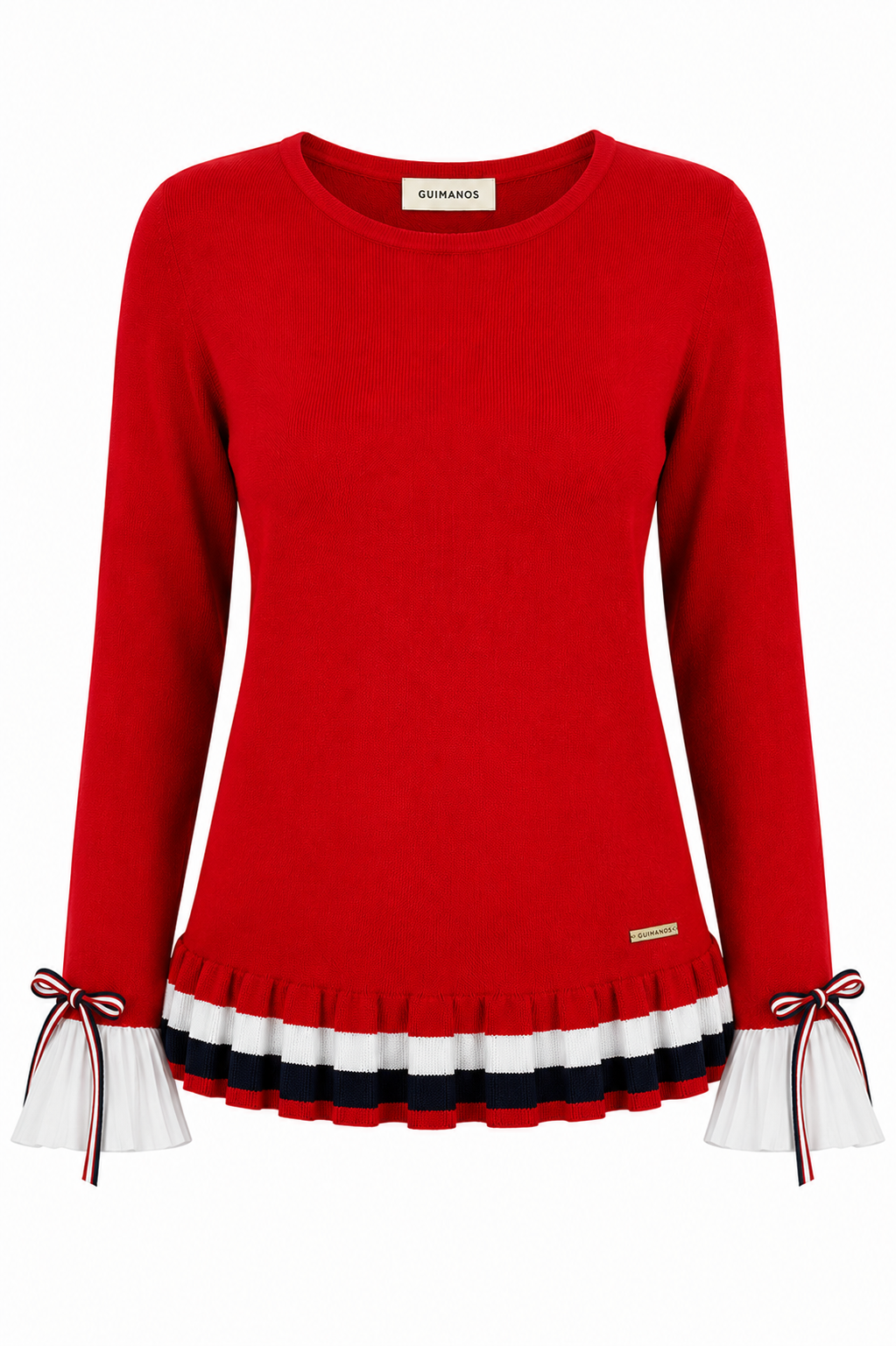 Frilled Striped Sweater 1987