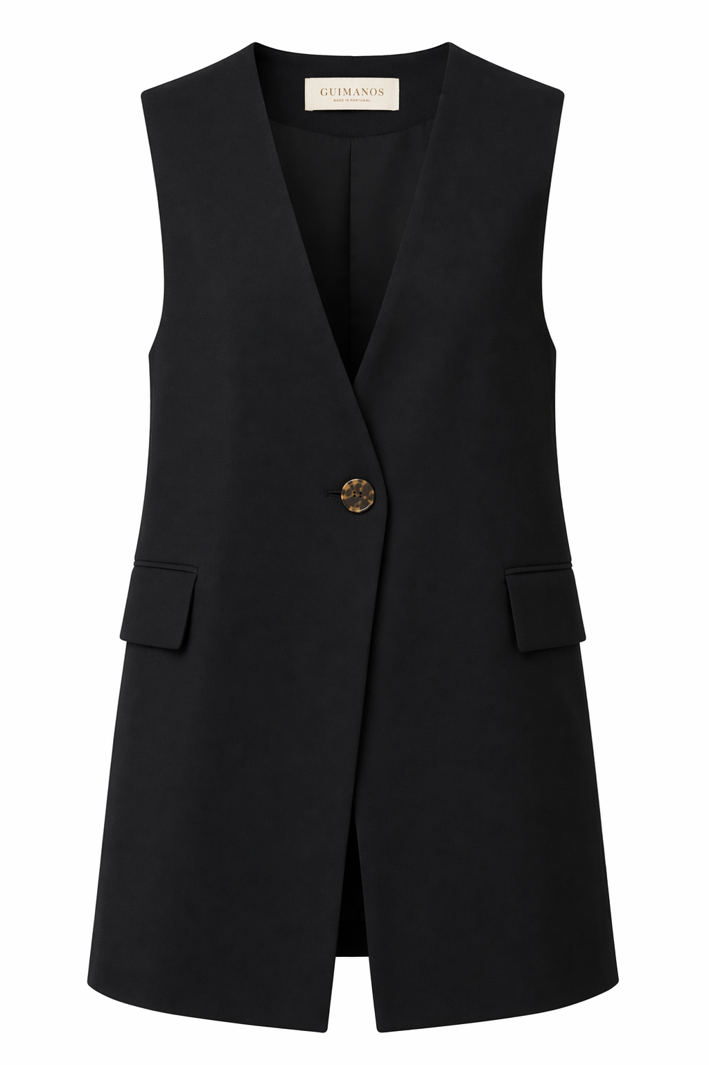 Long Vest with Button