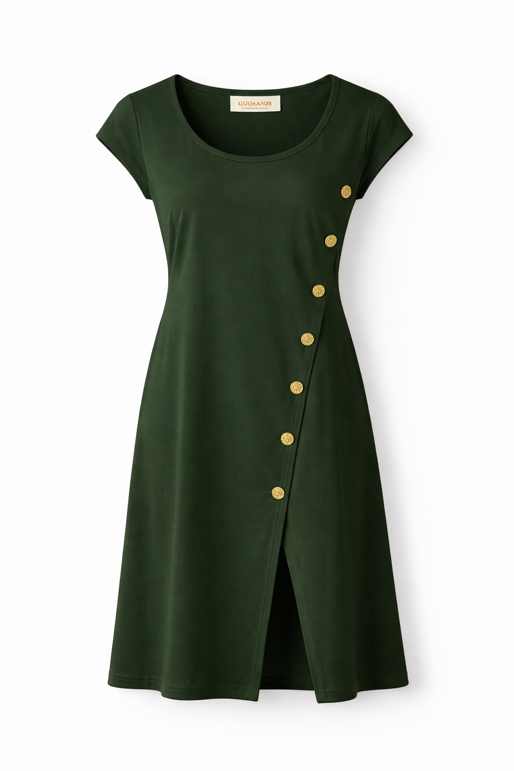 Vestido com Botões Laterais | GUIMANOS – vista 7
