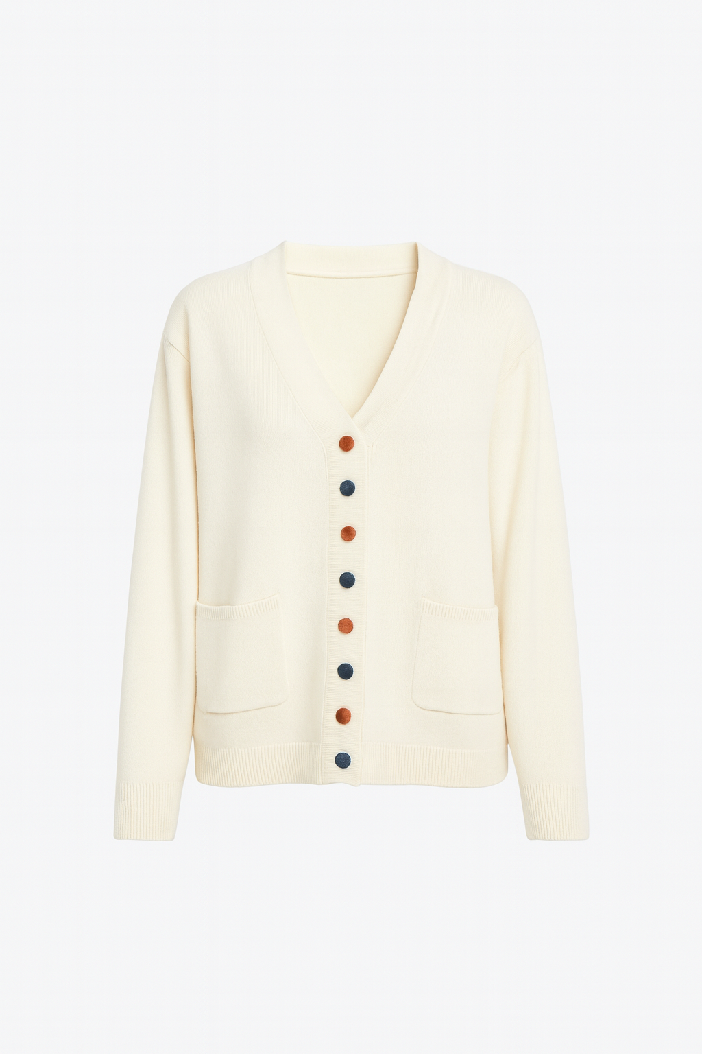 Cardigan Botões Multicolor