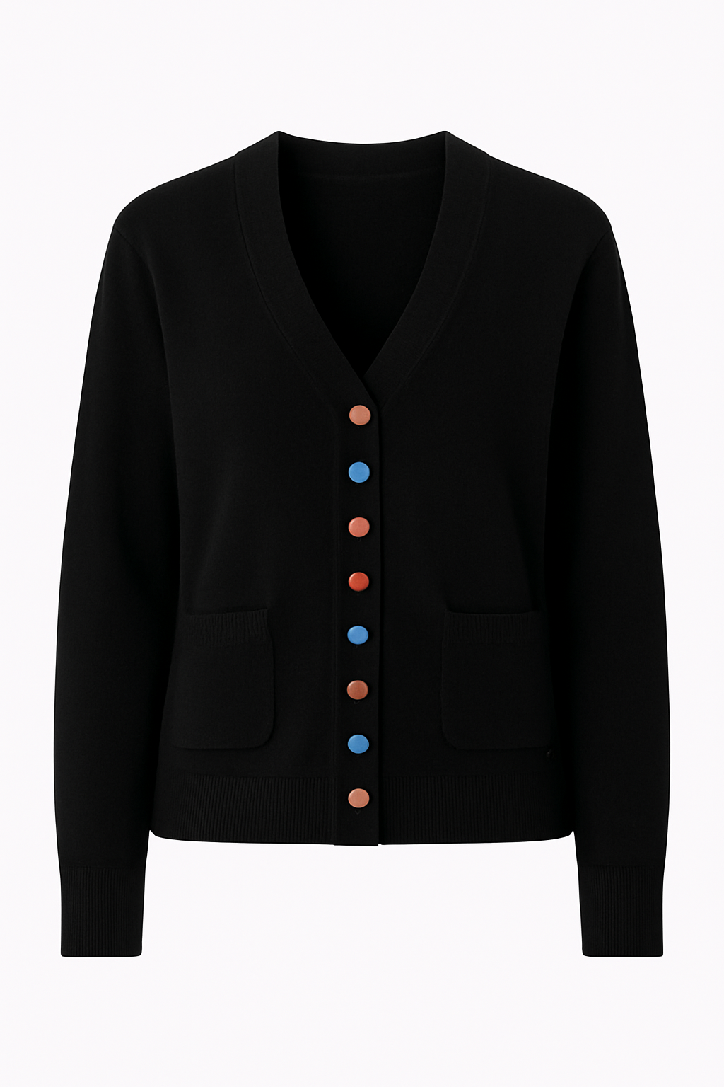 Cardigan Botões Multicolor