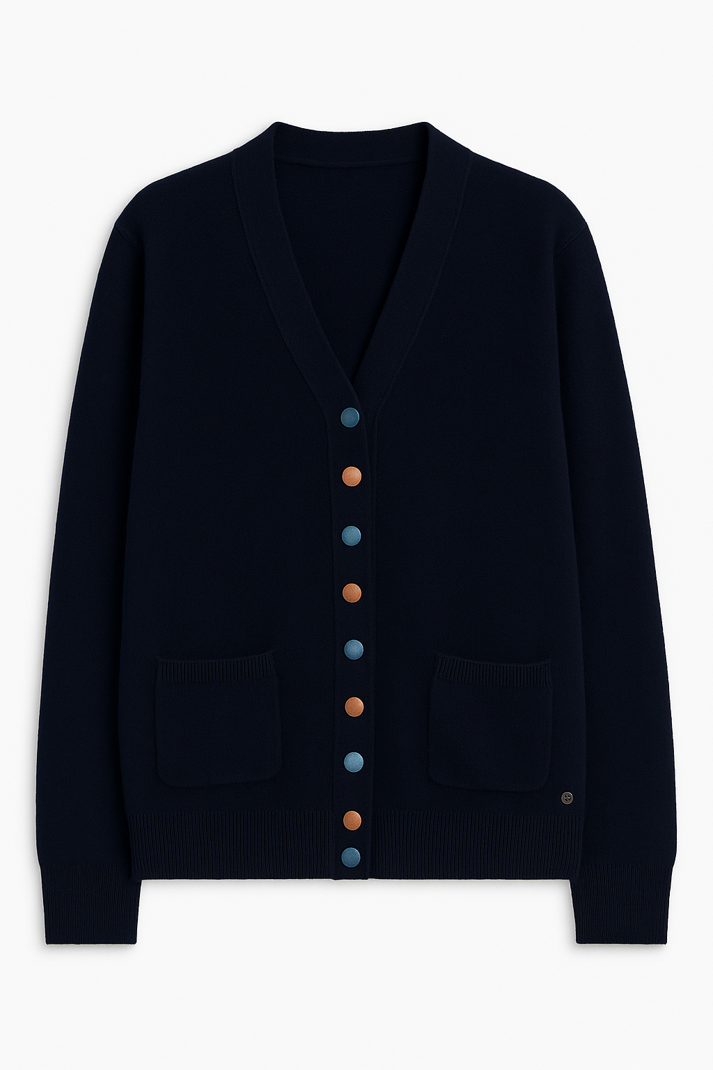 Cardigan Botões Multicolor