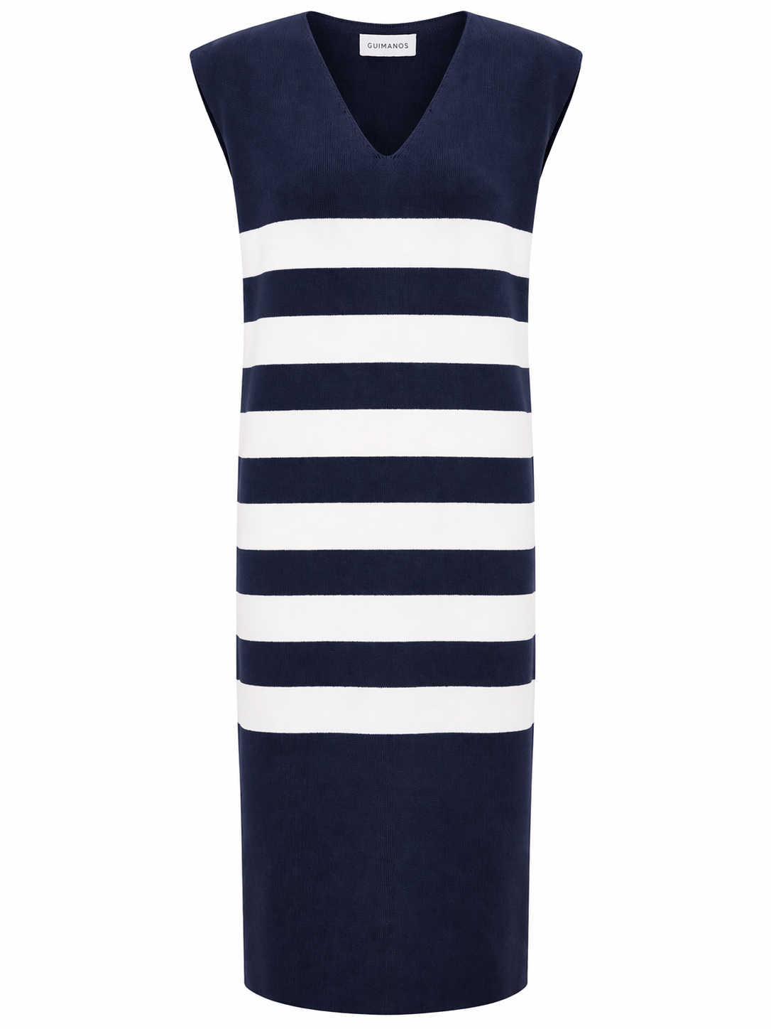 Vestido Riscas Algodão