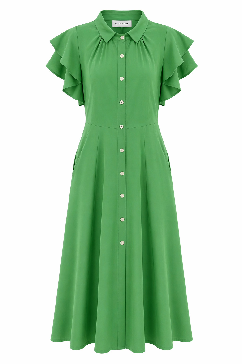 Vestido Midi Liso