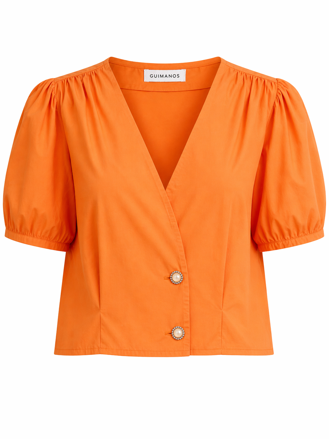 Poplin Button Blouse 