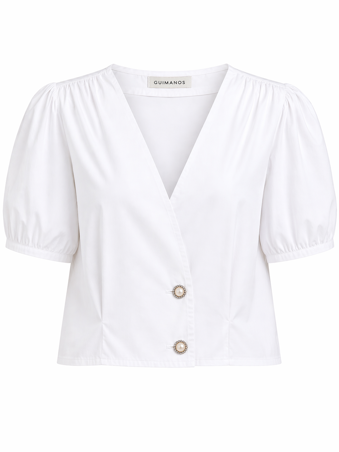 Poplin Button Blouse 