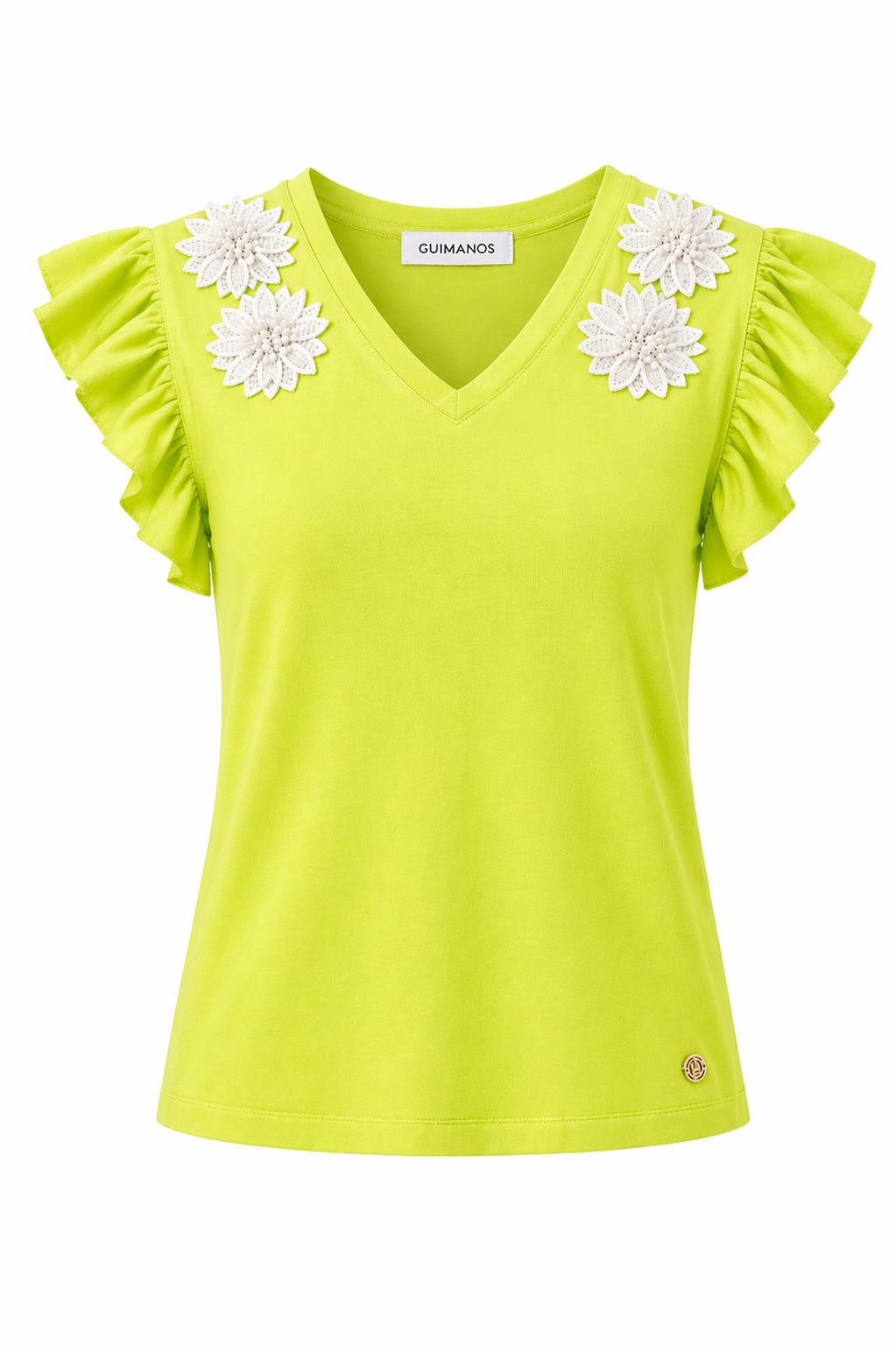 T-shirt Aplicação Flores
