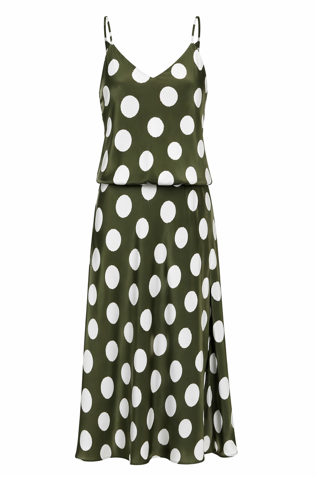 Polka Dot Midi Dress