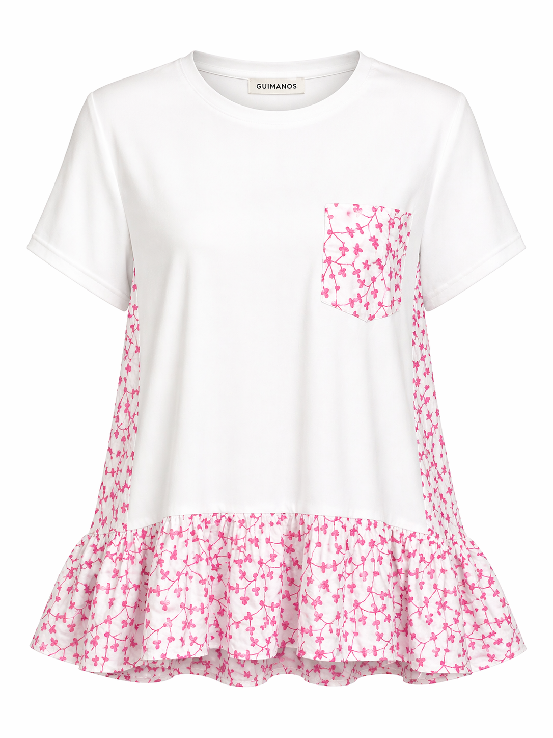 T-shirt Tecido Bordado