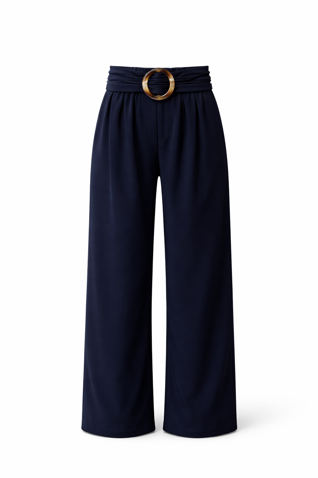 Cold Knit Trousers Buckle