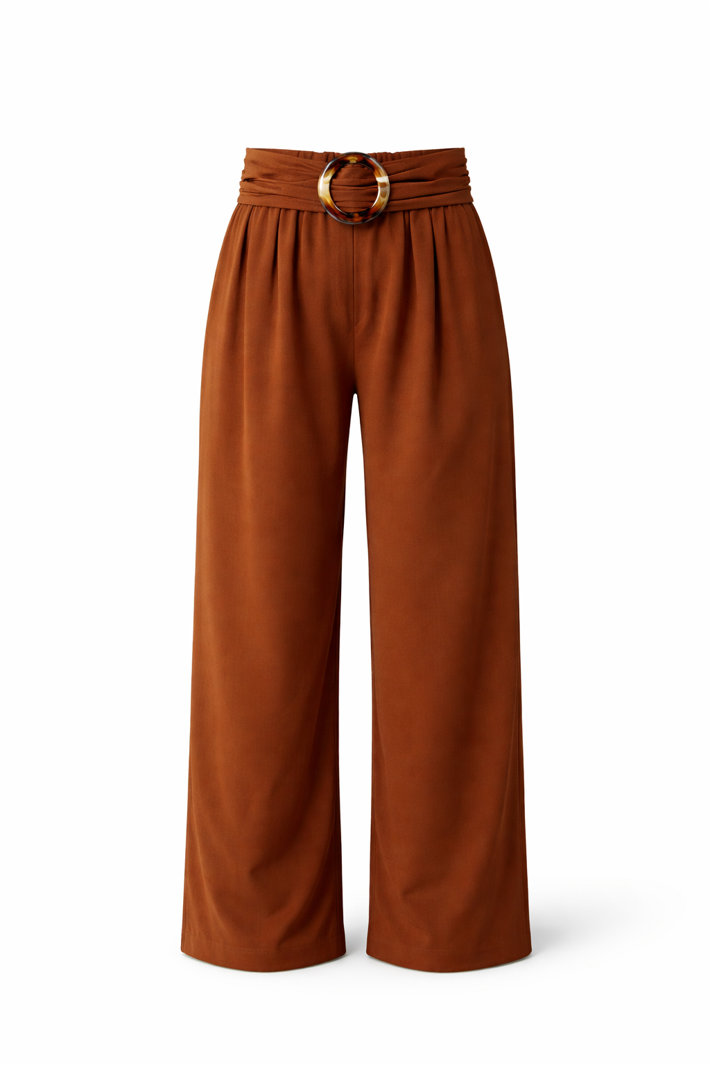 Cold Knit Trousers Buckle