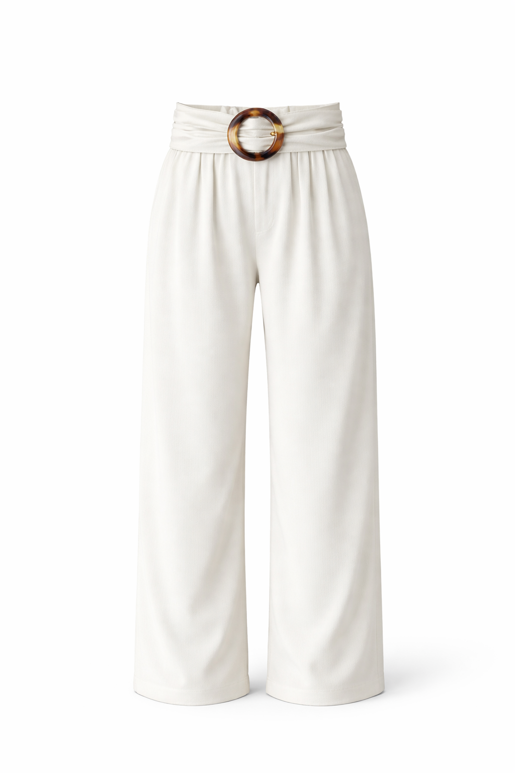 Cold Knit Trousers Buckle