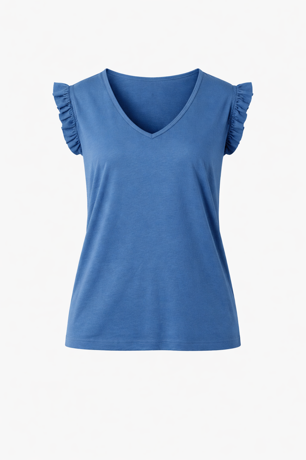 V-neck Frill Top