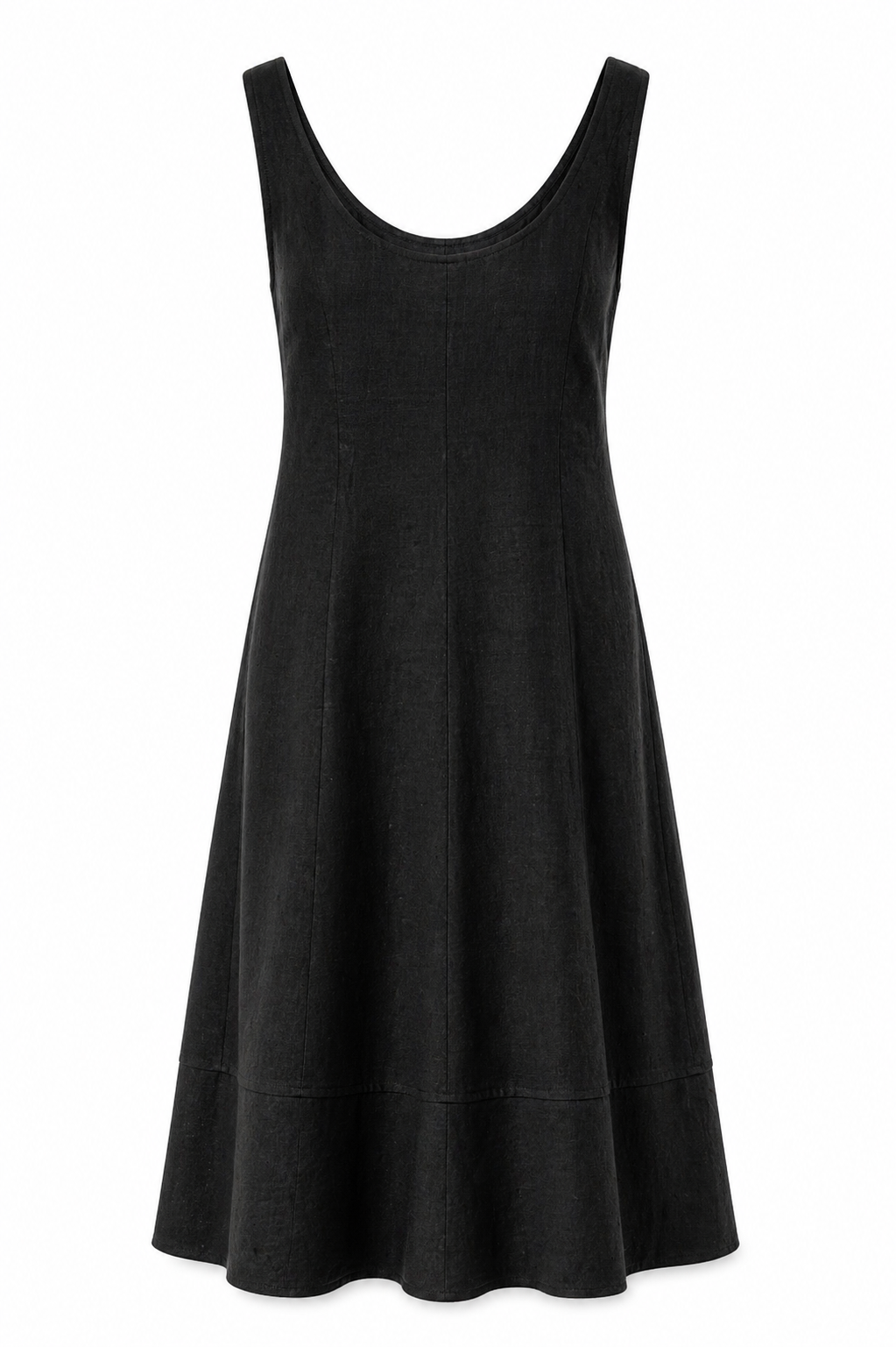 Vestido Midi Linho Natural
