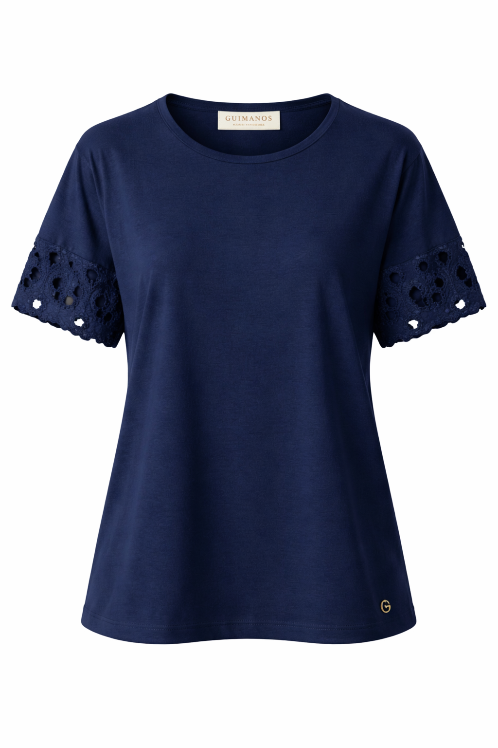 T-shirt Manga Bordada