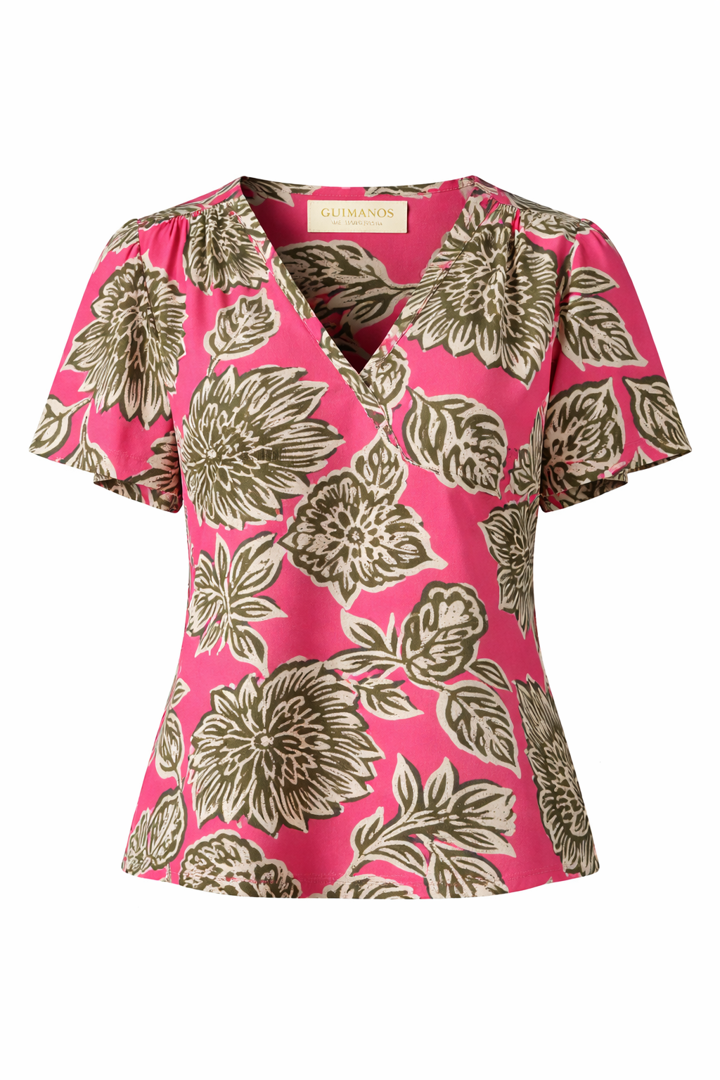 T-shirt Decote V Malha Fria | GUIMANOS – vista 6