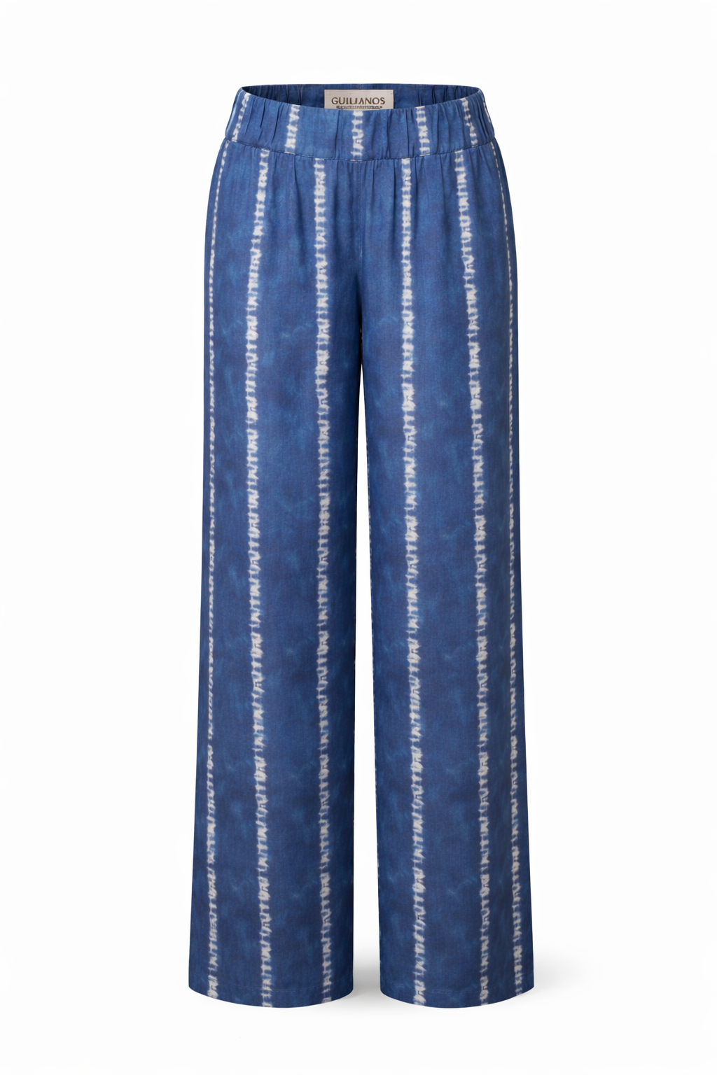 Pantalones teñidos anudados