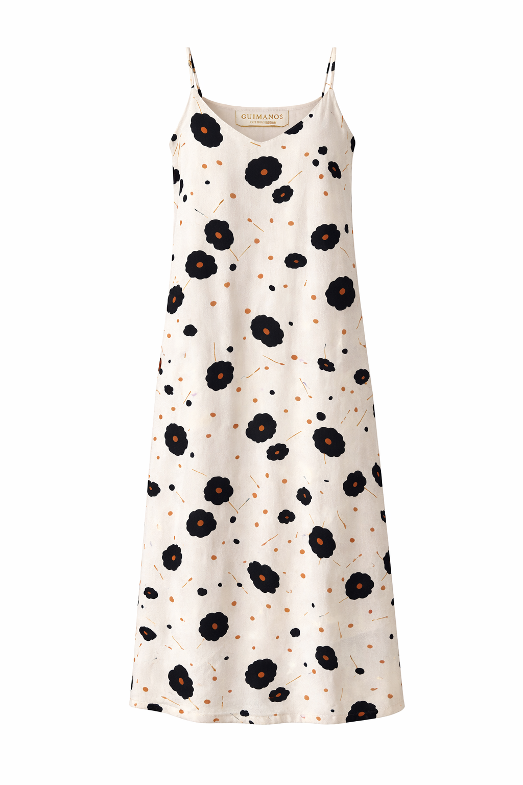 Vestido Midi Fluido Estampado