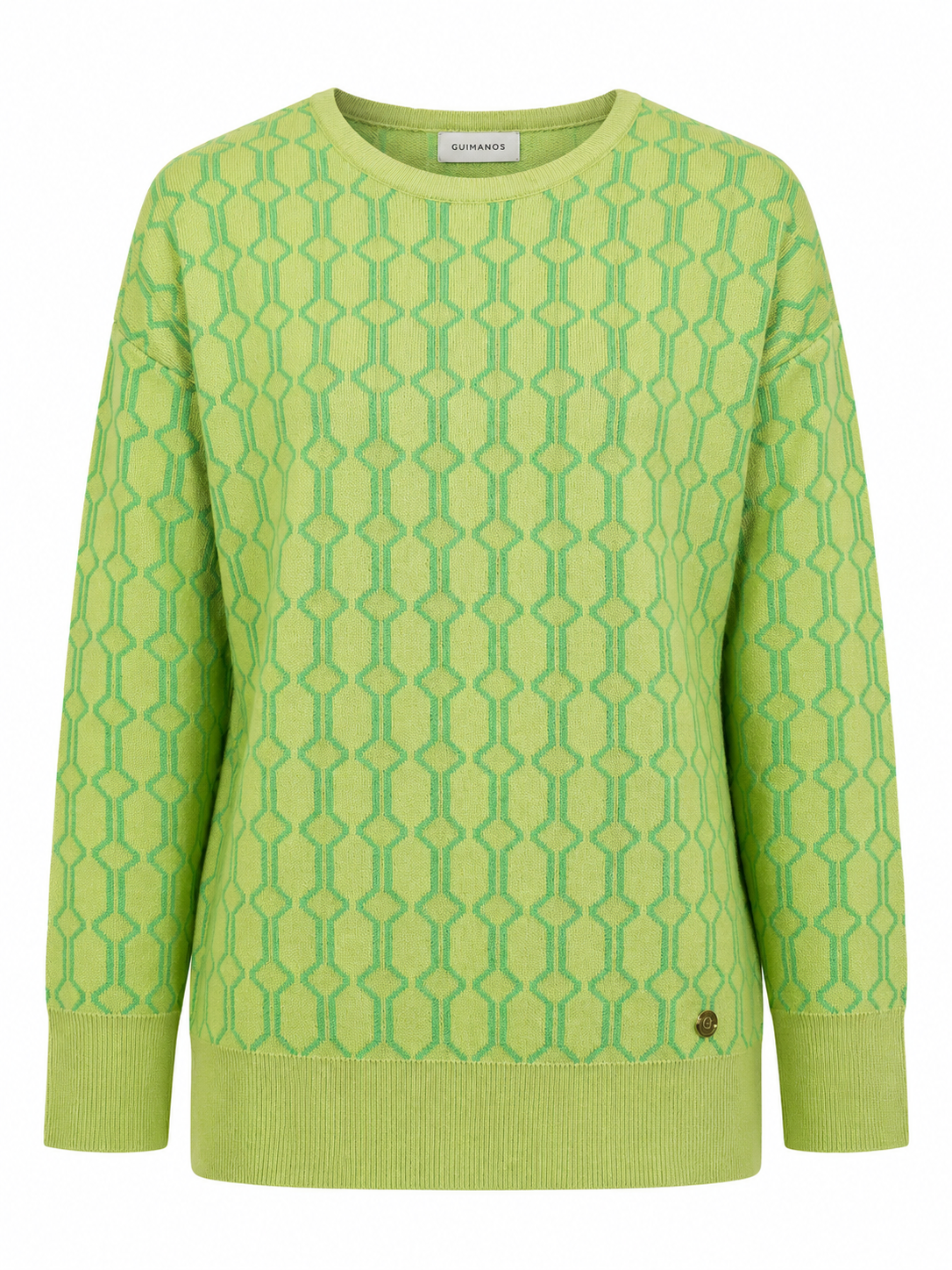 Camisola Decote Redondo Racha Lateral