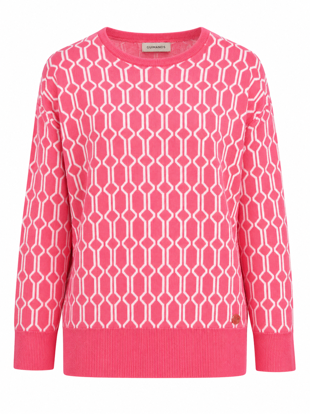 Camisola Decote Redondo Racha Lateral