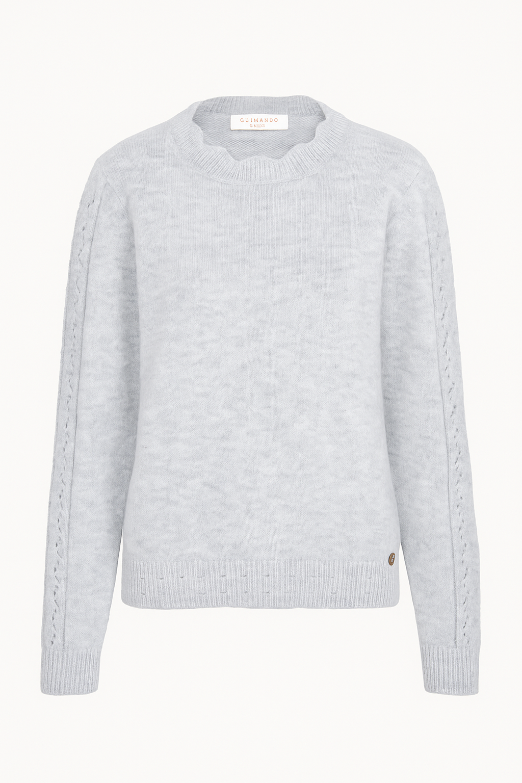 Camisola  Detalhe Vazado nas Mangas