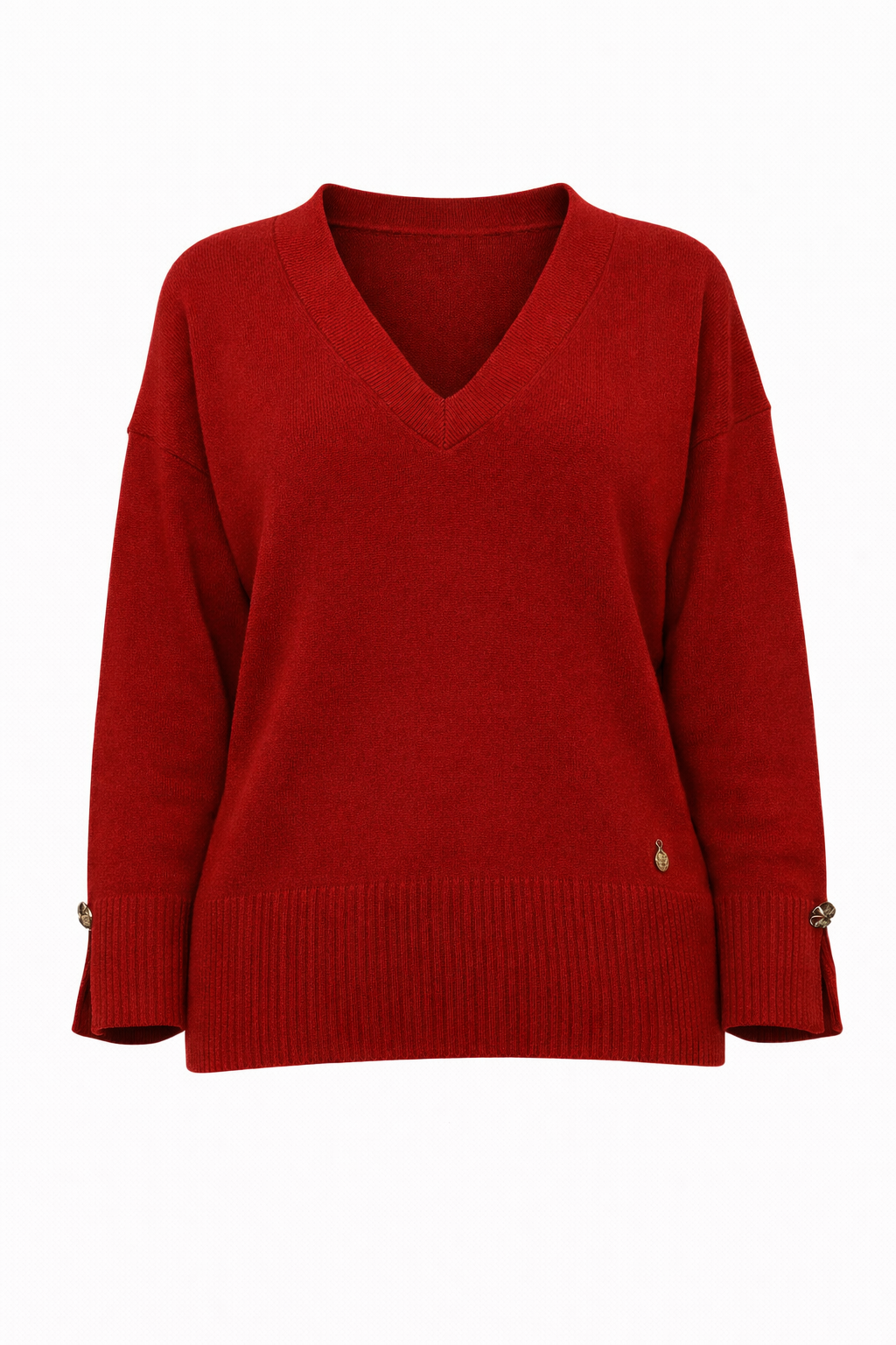 Camisola Decote Bico Botão Manga | GUIMANOS – vista 5