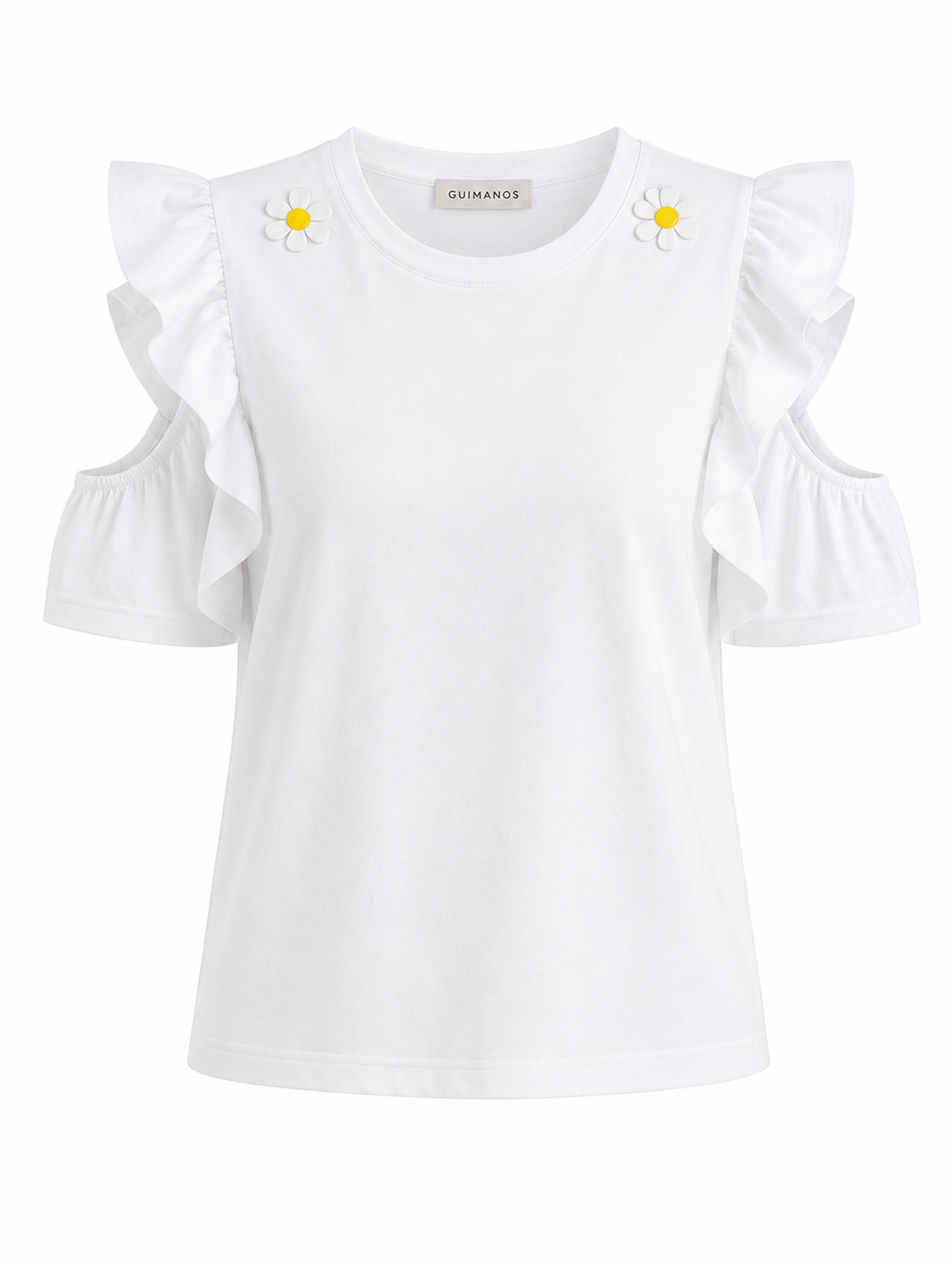 T-shirt Aplicação Flores