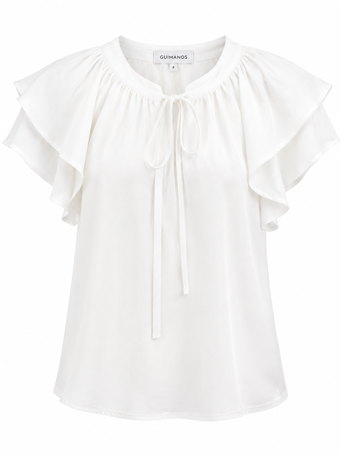 Blusa Linho Folhos