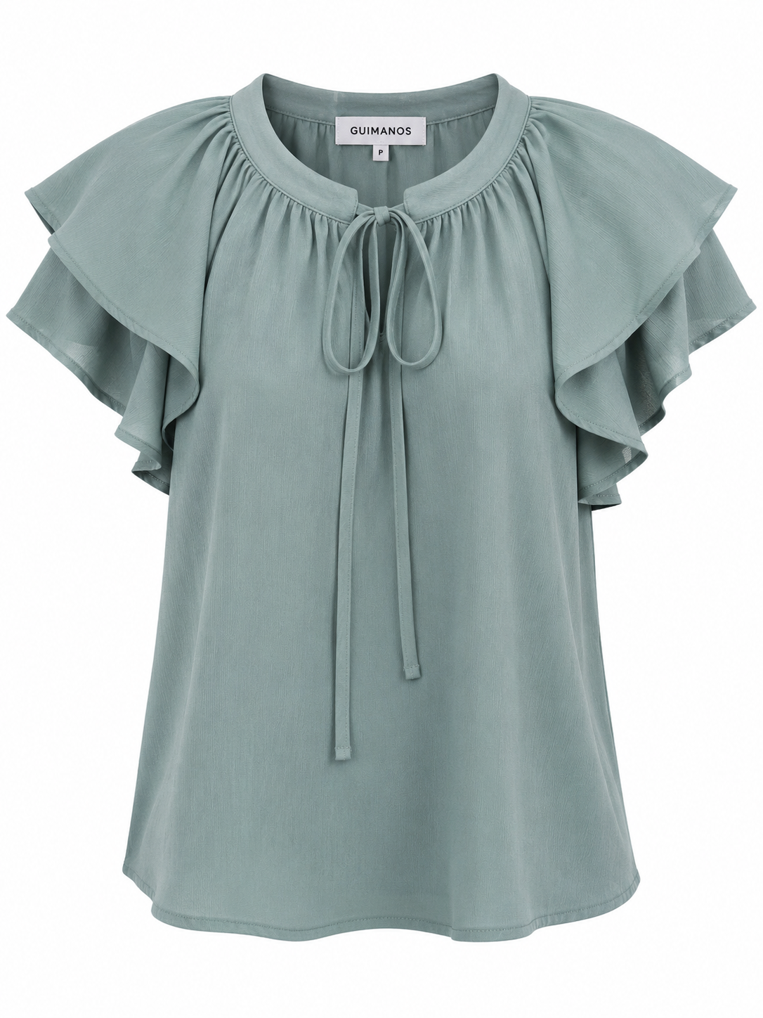 Blusa Linho Folhos